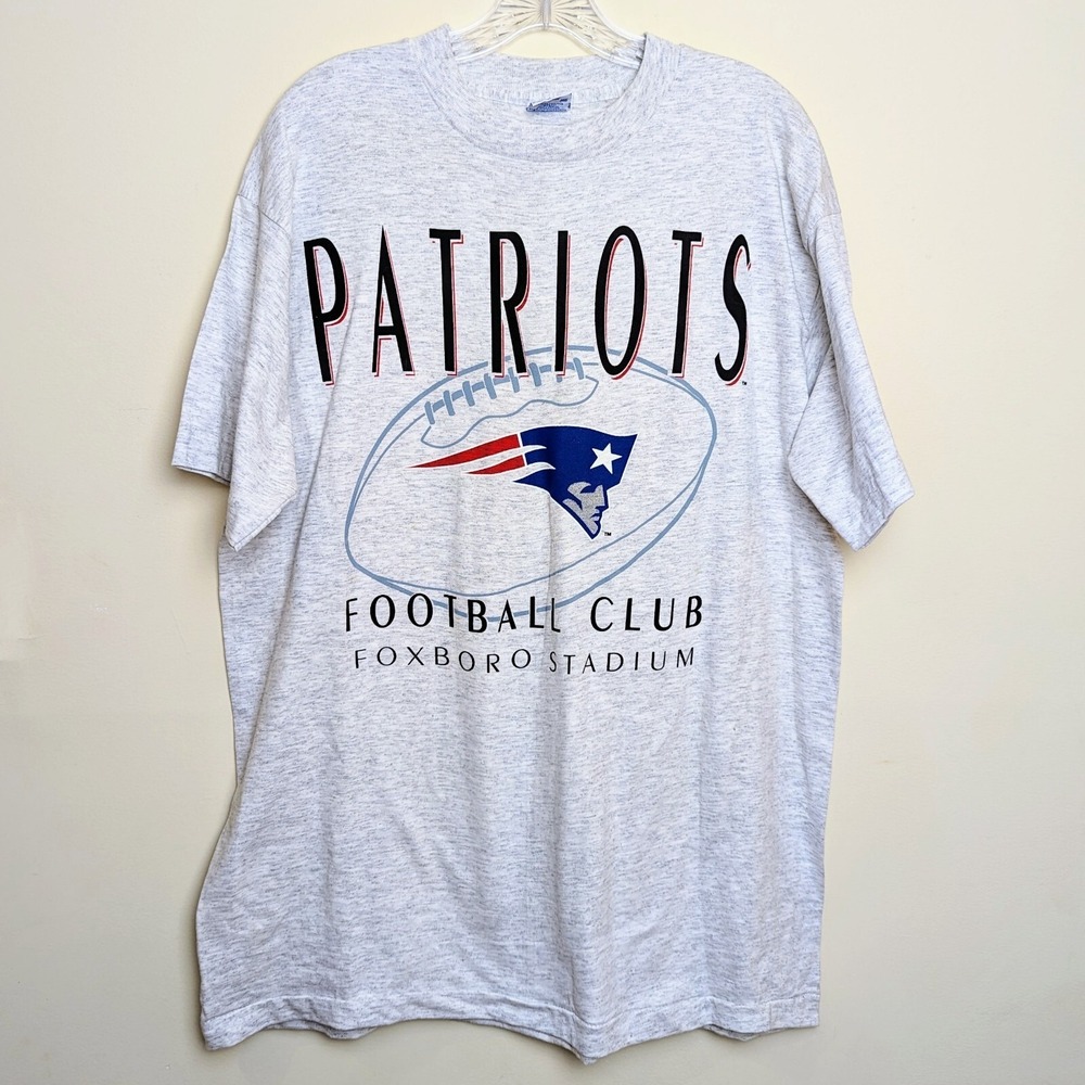 VTG New England Patriots NFL Football Salem Sports 90s Single Stitch Shirt Large